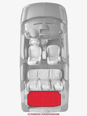 ЭВА коврики «Queen Lux» багажник для Toyota Surf